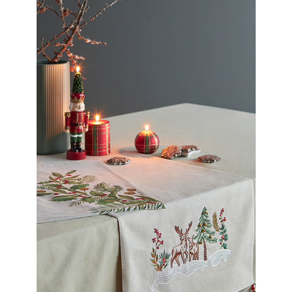 Свеча декоративная 25.5см Tkano New Year Essential Nutcracker