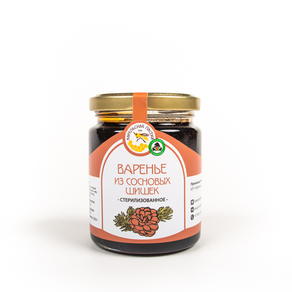 Варенье из сосновых шишек, стерилизованное, 0,25л
