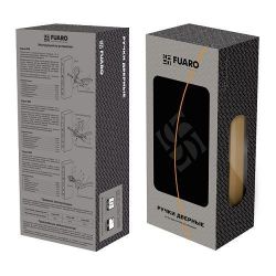 Ручка раздельная FUARO BELL RM GP/SG-5 золото/мат.золото