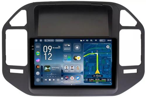 Магнитола для Mitsubishi Pajero 3, Montero 3 1999-2006 (рамка черная) - Teyes CC4-PRO монитор 9.5" 2K QLED на Android 13, Быстрейшая, Snapdragon 778G, ИИ, CarPlay, DSP, 4G SIM-слот