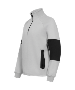 Свитшот на молнии 1/4 JOGEL Power Inside Sweatshirt W Relaxed Fit, серый
