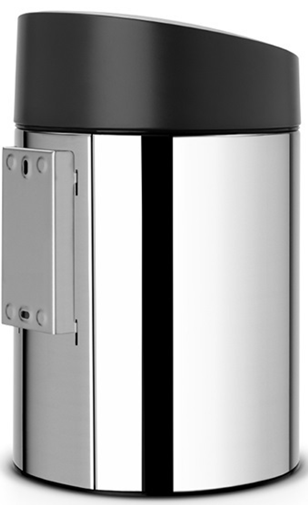 Ведро Brabantia Slide Bin 5л полированная сталь сзади