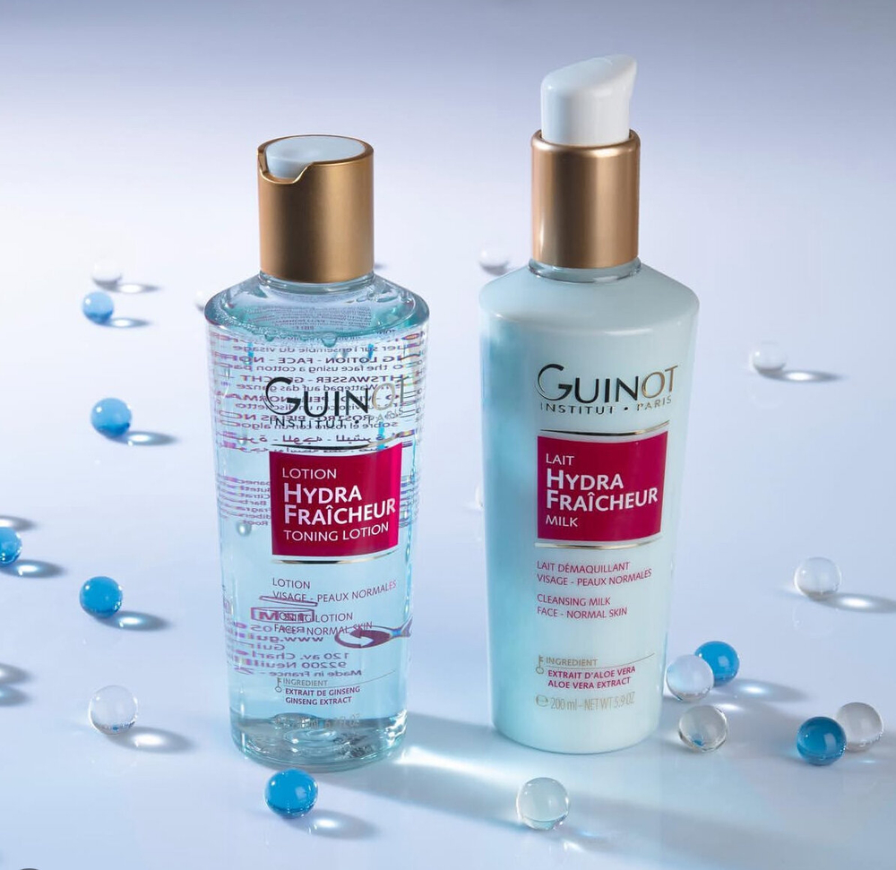Освежающее очищающее молочко Guinot Lait Hydra Fraicheur для всех типов кожи 200 ml