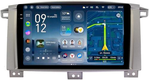 Магнитола для Toyota Land Cruiser 105 1998-2007 - Teyes CC4-PRO монитор 9.5" 2K QLED на Android 13, Быстрейшая, Snapdragon 778G, ИИ, CarPlay, DSP, 4G SIM-слот