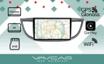 Магнитола для Honda CR-V 4 2012-2016 (большая рамка 10) - Vaycar VA20-0469 на Android 13, 4G SIM-слот
