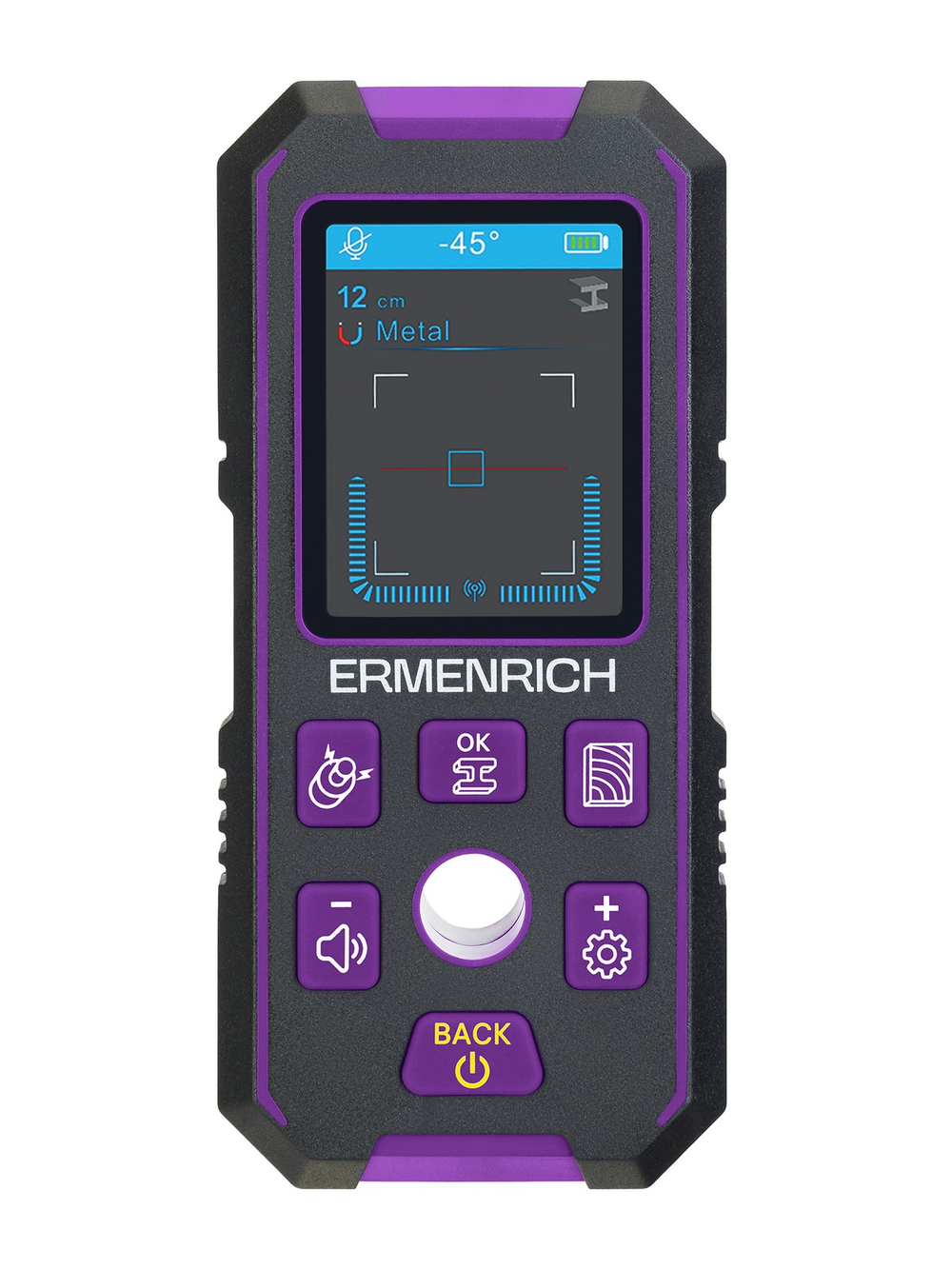 Детектор скрытой проводки Ermenrich Ping SM70