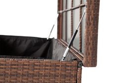 Сундук из искусственного ротанга 4Sis Porto brown