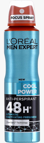 Дезодорант-спрей L'Oral Men Expert Cool Power 48H Anti-Perspirant Spray Deodorant , 150 мл