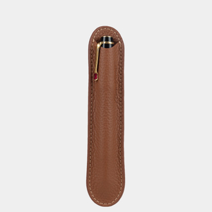 Чехол для ручки Stylo из натуральной кожи теленка, цвета карамель