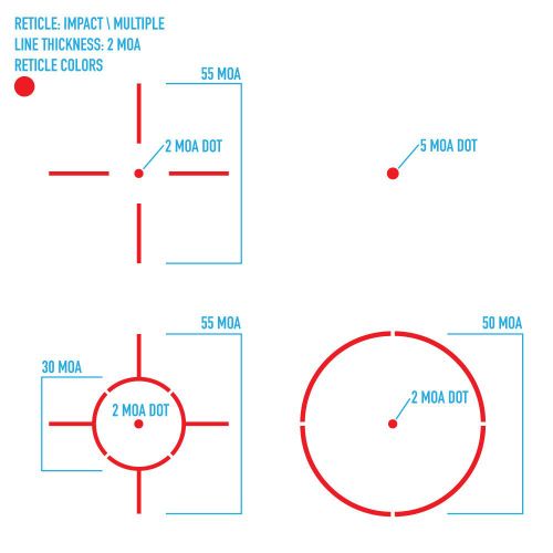 Коллиматорный прицел Firefield Impact XLT Reflex Sight, быстросьемное крепление Weaver (FF26025)