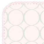 SwaddleDesigns SD-350SP Фланелевая пеленка для новорожденного - Sterling Mod Circles, Sunwashed Pink