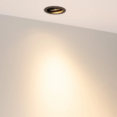Светильник MS-VORTEX-BUILT-R90-12W Warm3000 (BK-BK, 40 deg, 230V) (Arlight, IP20 Металл, 5 лет)