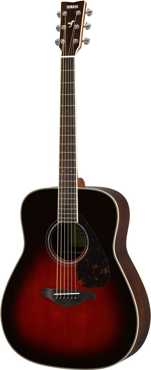 Yamaha FG830 TBS акустическая гитара, цвет Tobacco Brown Sunburst