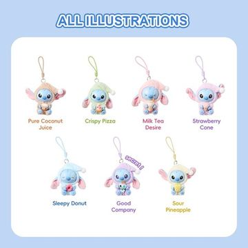 Мягкая игрушка-подвеска MINISO Disney Стич Eat Something Before Sleep Blind Box