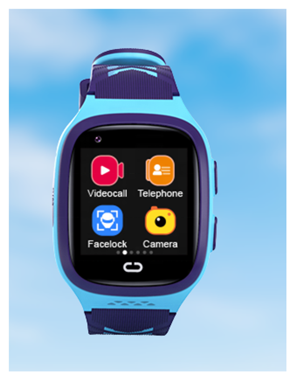 Детские умные часы Smart Baby Watch LT31E, голубой