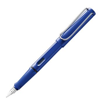 Перьевая ручка Lamy Safari 014 синяя с пером для левшей LH (F) (4000151)
