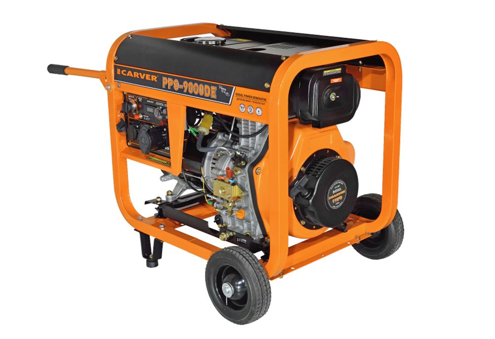 Генератор CARVER  PPG- 9000DE дизель