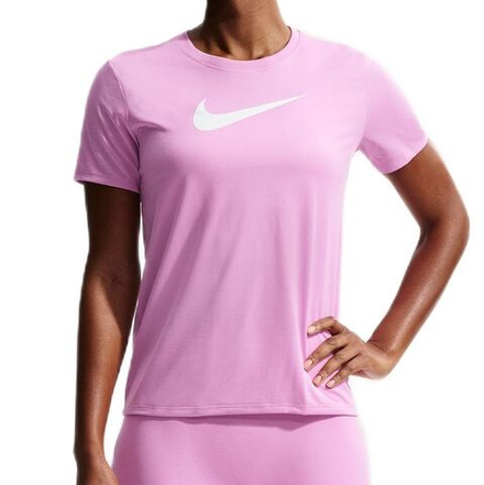 Женская теннисная футболка Nike Dri-Fit Graphic - light magenta/white