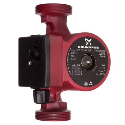 Насос циркуляционный Grundfos UPS 32-60 (EU) с гайками