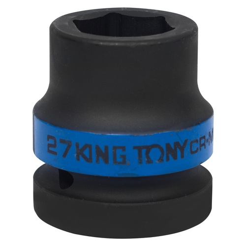 KING TONY (853527M) Головка торцевая ударная шестигранная 1", 27 мм