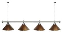 Лампа STARTBILLIARDS 4 пл. (плафоны золотые,штанга золотая,фурнитура золото)