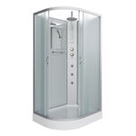 Душевая кабина Niagara Classic NG-3312-14RBKTG (120х80х210) низкий поддон(13см),стекло матовое,3 места