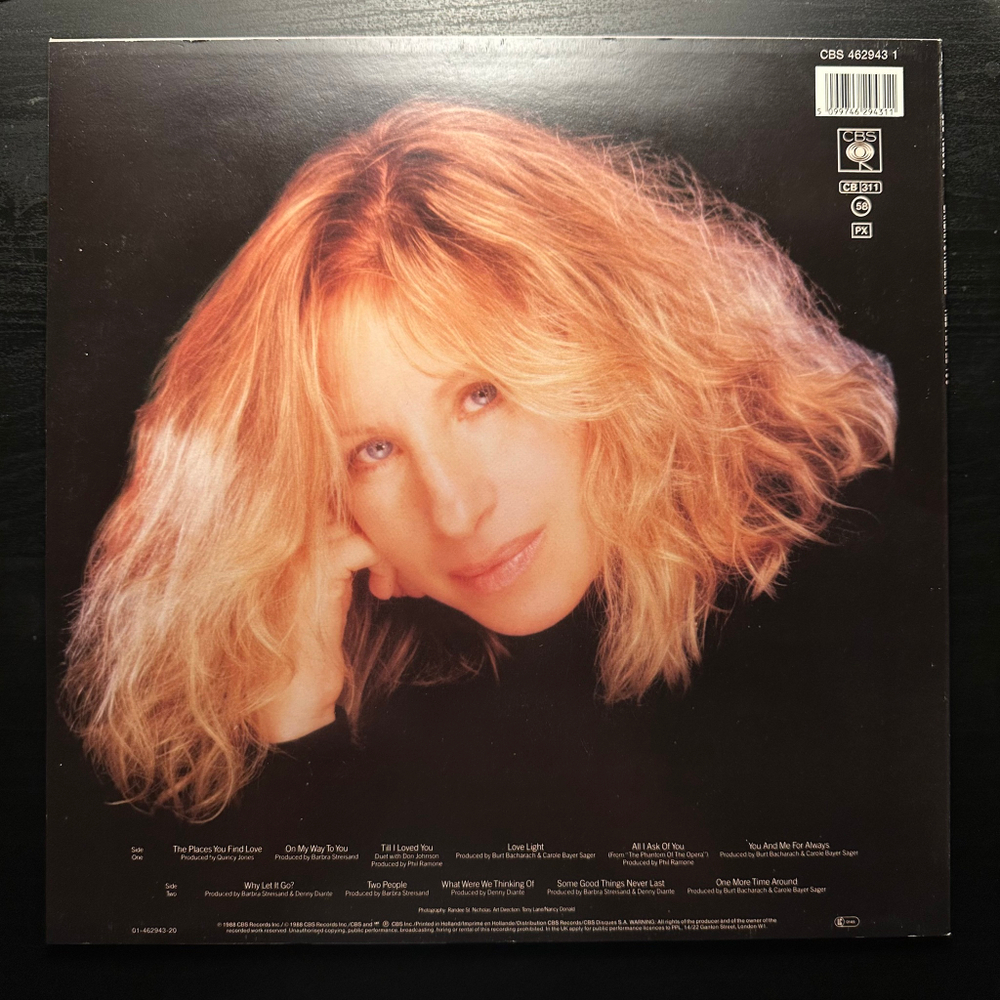 Barbra Streisand - Till I Loved You (Голландия 1988г.)