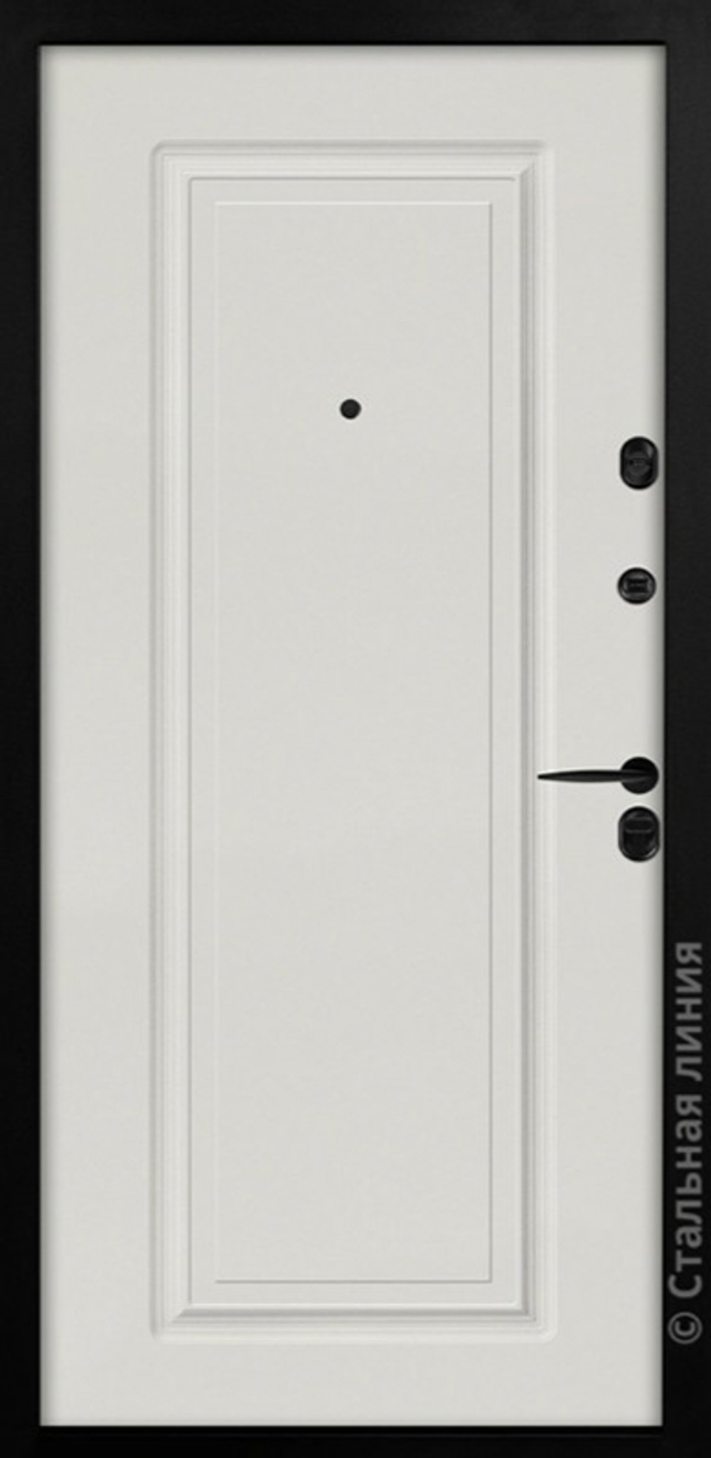 Амита (Антрацит RAL 7016/Шагрень белая) Amita