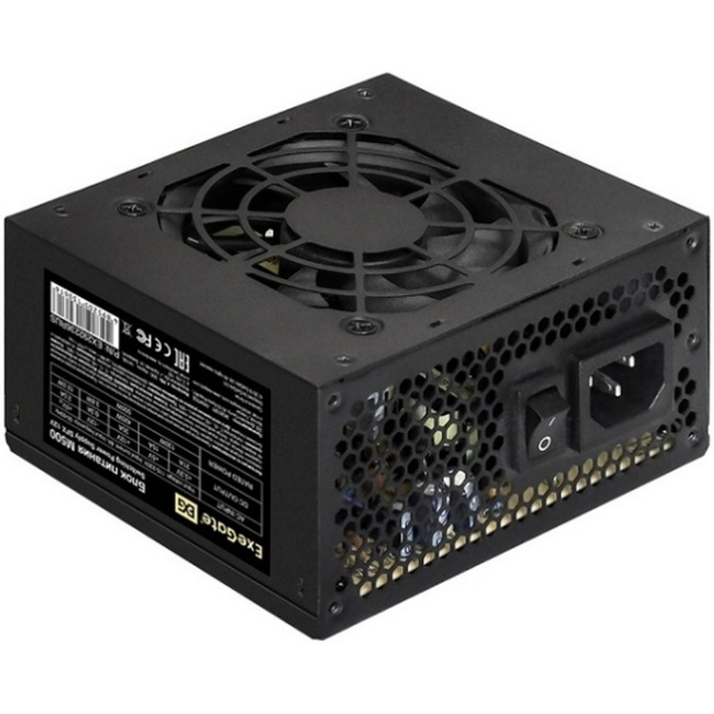 Блок питания ExeGate 500W M500, 80 PLUS Silver, SFX, черный (EX292236RUS)