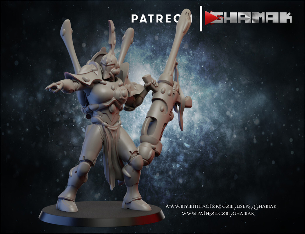 Aeldari Craftworlds Fire Dragons Огненный Дракон №3 миниатюра для dnd, днд, pathfinder, фентези, Настольная игра, НРИ, Варгейм, РПГ
