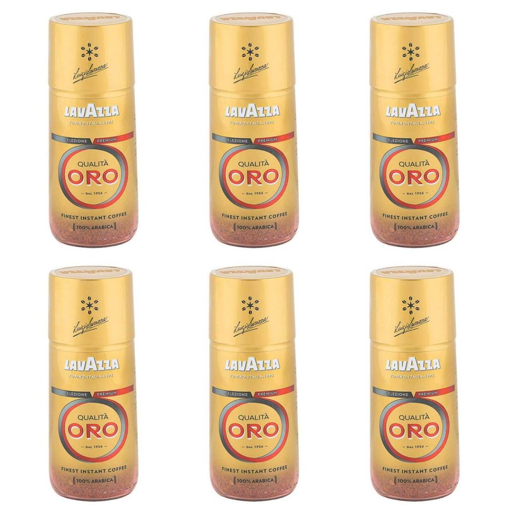 Кофе растворимый Lavazza Lavazza Qualita Oro, 95 г, 6 шт