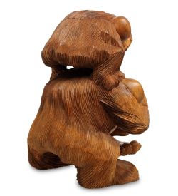Decor and Gift 17-030 Статуэтка «Обезьяна с детенышем» (суар, о.Бали)