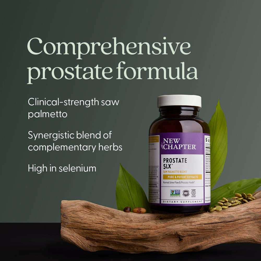 New Chapter, Prostate 5LX™, 180 вегетарианских капсул