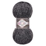Пряжа Alize (Ализе) Superlana Midi / уп.5 мот. по 100 г, 170м, 800 антрацитовый жаспе A