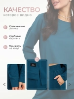 Костюм спортивный оверсайз с широкими брюками без начеса