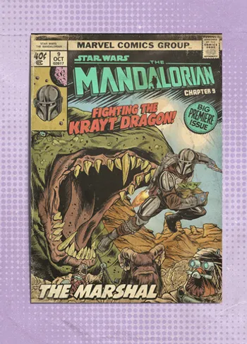 Открытка «Star Wars: Mandalorian. Chapter 09: The Marshall»