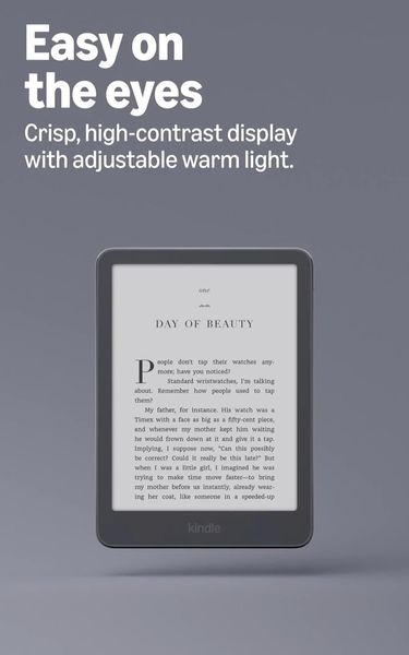 Электронная книга Amazon Kindle PaperWhite 2026 16Gb (без рекламы) Серый | Graphite