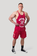 Майка Washed Muscle Back Stringer GOLDEN AGE 791 Красная
