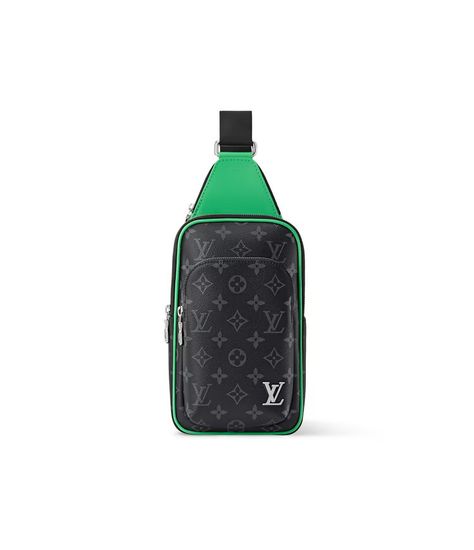 Louis Vuitton Avenue Slingbag PM Monogram Eclipse green