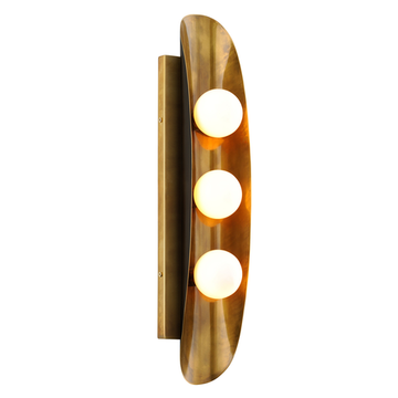Corbett Hopper Wall Sconce, 11 cm, Vintage Brass