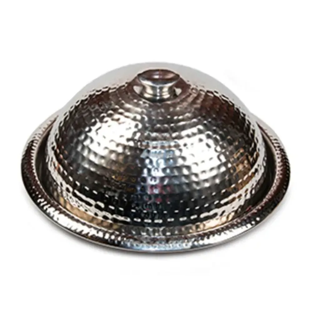Блюдо для подачи d 40 см h18 см нерж. с нерж. крышкой Dents P.L. Proff Cuisine
