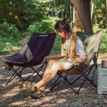 Кресло туристическое Naturehike Sea star 001, 73х74х91 см, складное, до 120 кг, черное, cotton , артикул CNK2450JJ020-B Под заказ