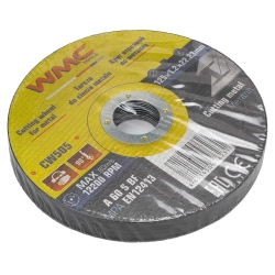 Круг отрезной абразивный 125x1.2x22.2мм ( К-т 30шт) WMC TOOLS WMC-CW505(30шт к-т)