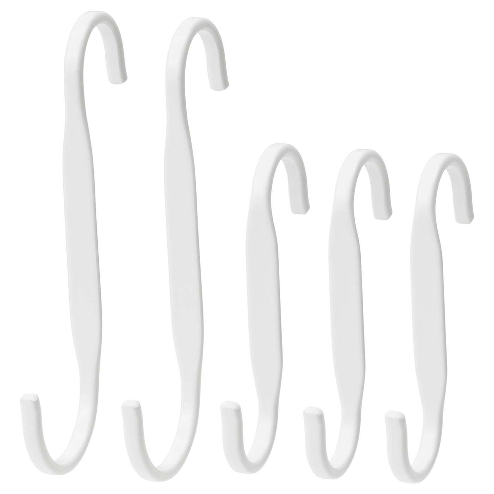 IKEA NEREBY  (ИКЕА НЕРЕБЙ)  -  Крючок "s", белый