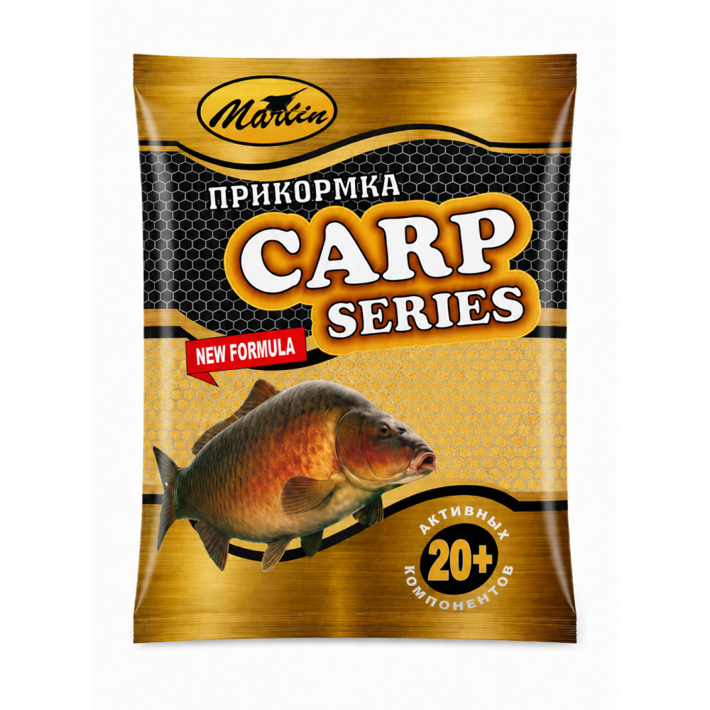 Прикормка "CARP" SERIES NEW FORMULA! Карп /Сазан Кукуруза вес 900гр