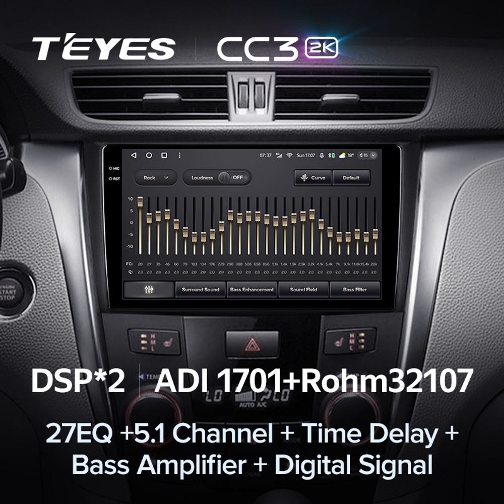 Teyes CC3 2K 9"для Suzuki Kizashi 2009-2015