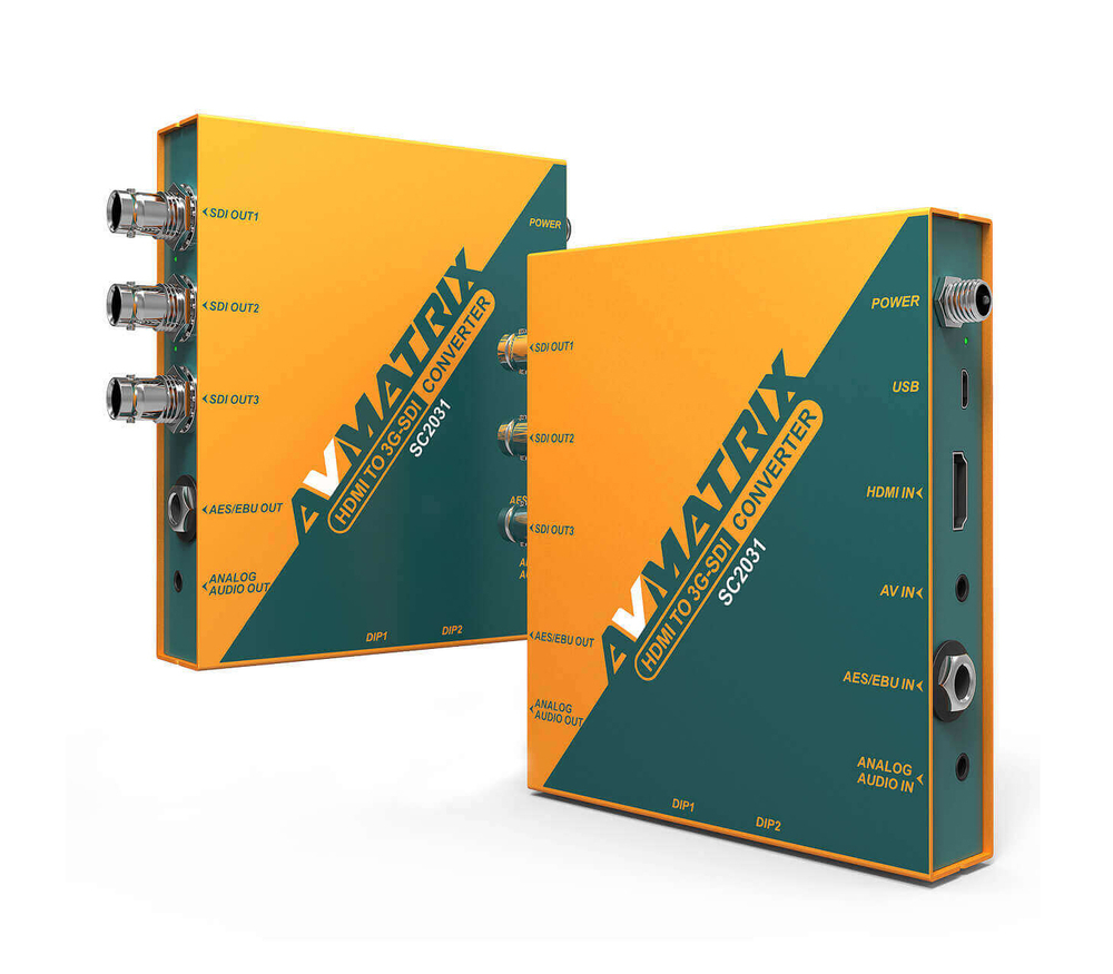 Конвертер AvMatrix SC2031, HDMI/AV в 3G-SDI с масштабированием