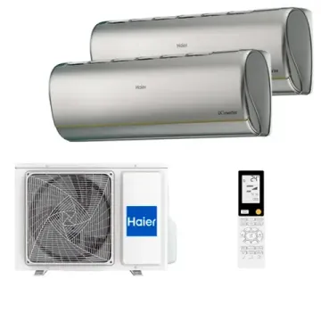 Мультисплит система на 2 комнаты Haier AS25S2SJ2FA-S x 2 / 2U40S2SM1FA