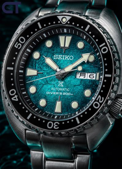 Seiko SRPH57 Prospex Sea мужские наручные часы — U.S. Special Edition дайвер с зелёным циферблатом