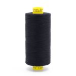 Нитка Gutermann Mara 120 (1000 метров), 1 кат., универсальная | 1254 черно-серый